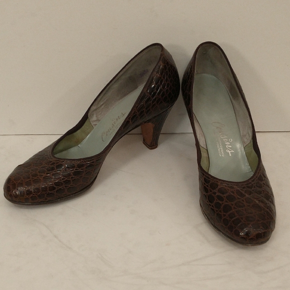 Vintage Lizard Skin Shoes 2.5